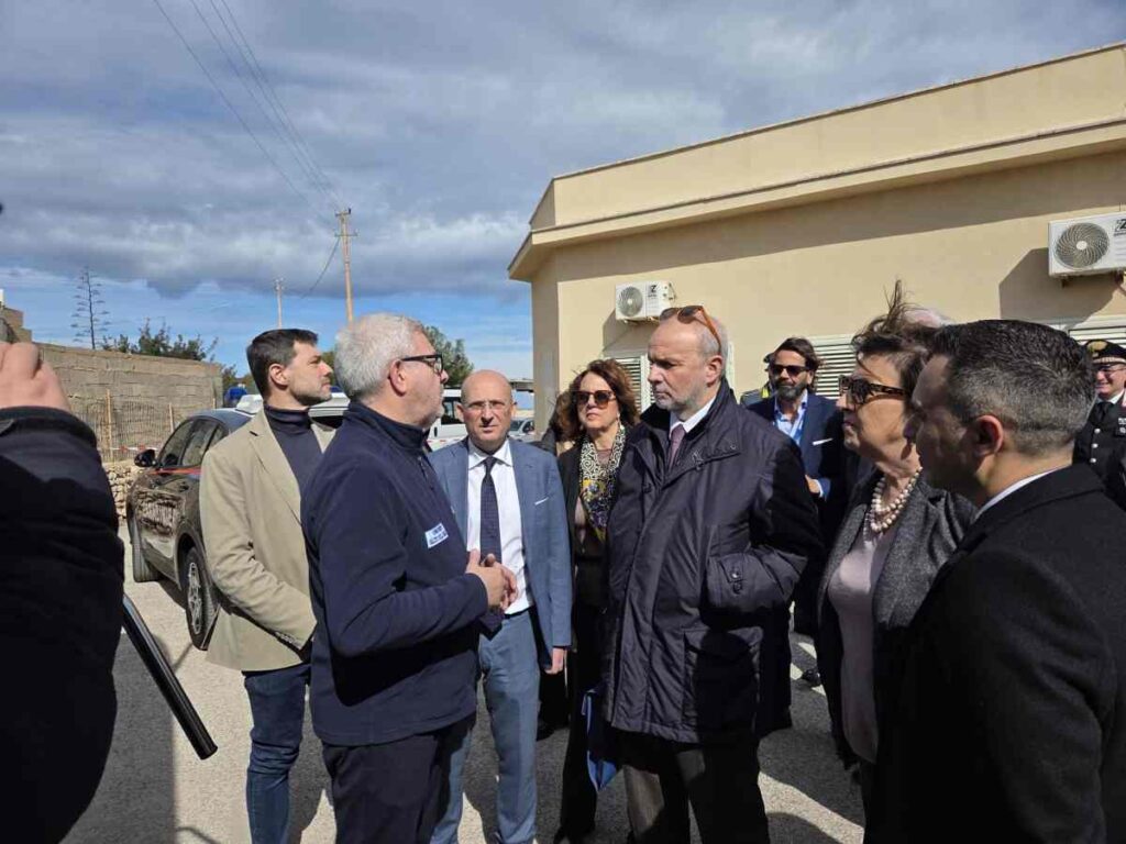 Visita Ministro Lampedusa
