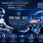 MUSIC4D, torna il corso di Alta Formazione su IA e musica digitale