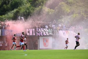 tifosi Palermo in ritiro in Val Gardena