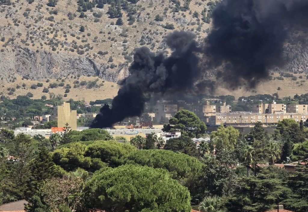 Incendio conca d'oro