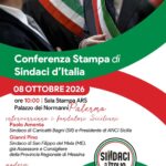 Sindaci d’Italia, conferenza stampa all’Ars